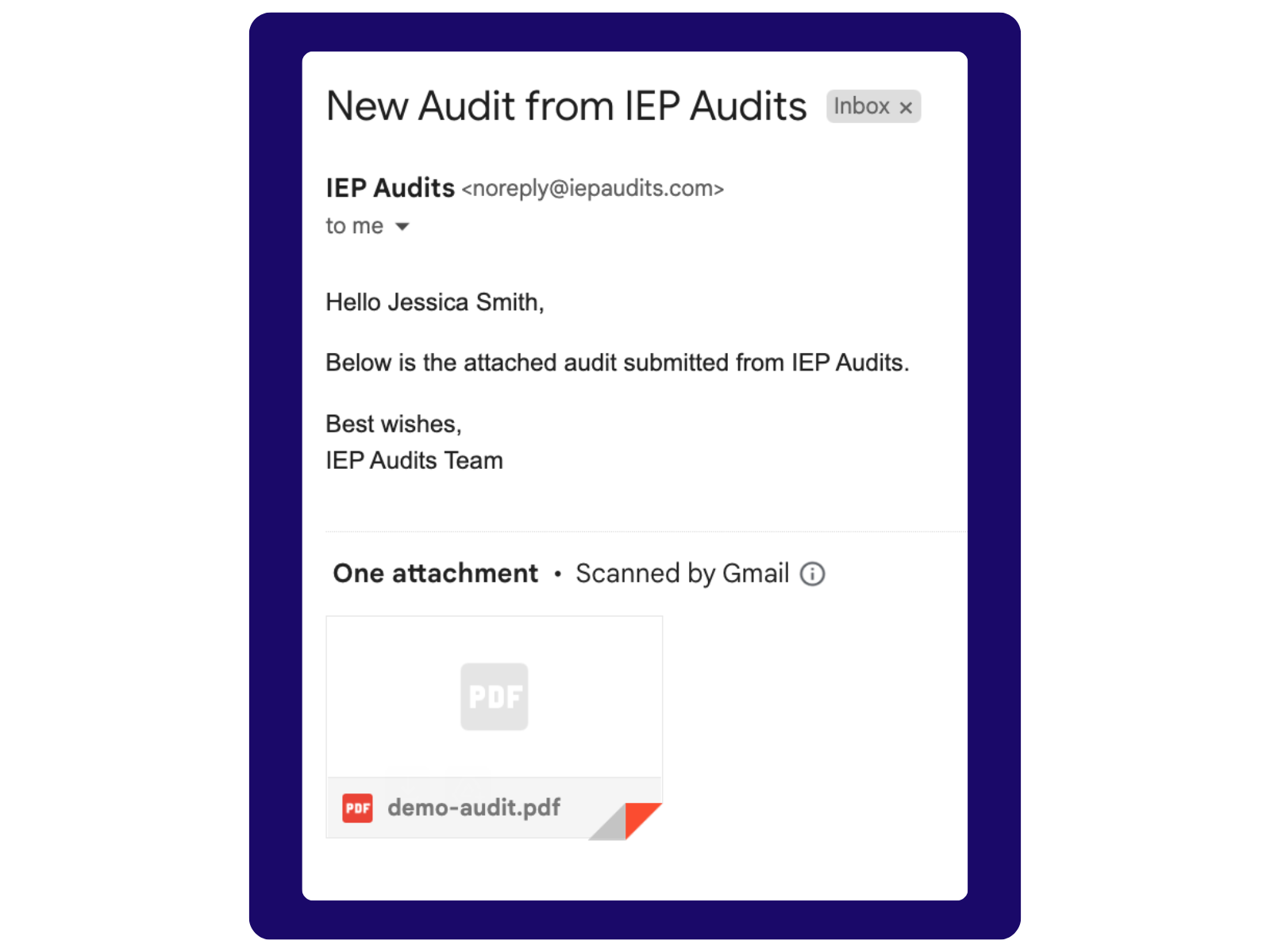 IEP Audits Feedback